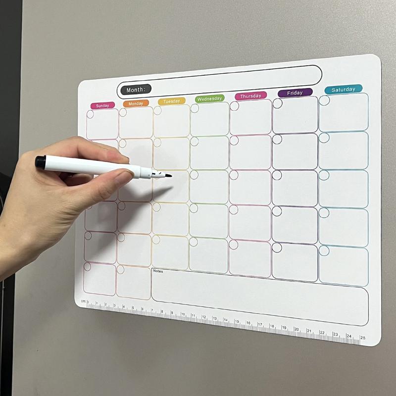 Whiteboard Magnetic - 📚 자석 냉장고 드라이 이레이저 캘린더