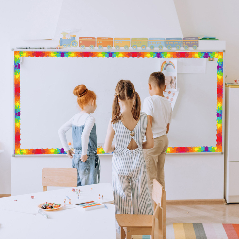 Whiteboard Magnetic - 12Pcs 자기식 게시판 테두리 PVC 장식