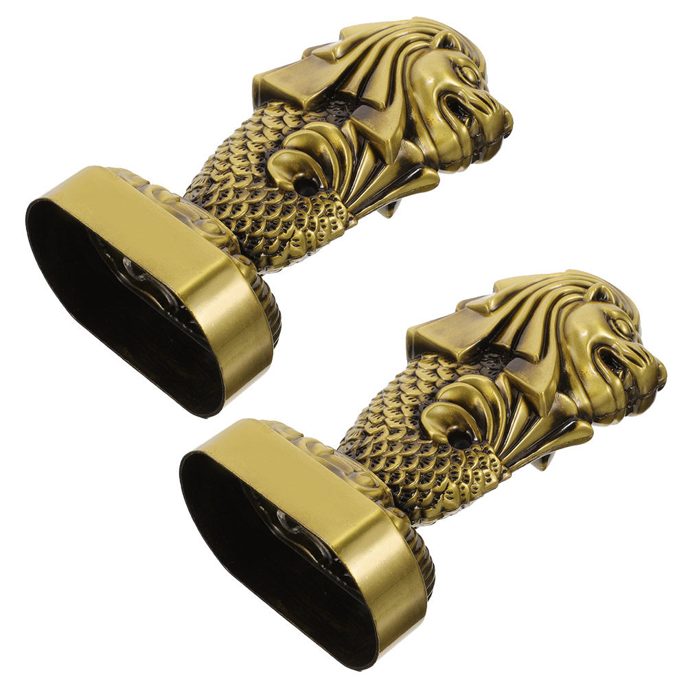 Home Office Singapore - 2Pcs Merlion 싱가포르 금속 조각품 튼튼한