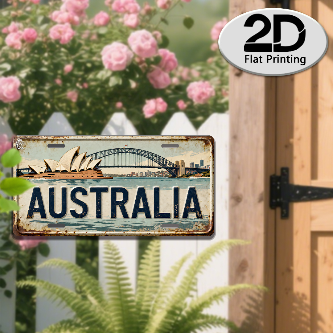 Home Office Australia - AL 호주 시드니 번호판 표지판 -