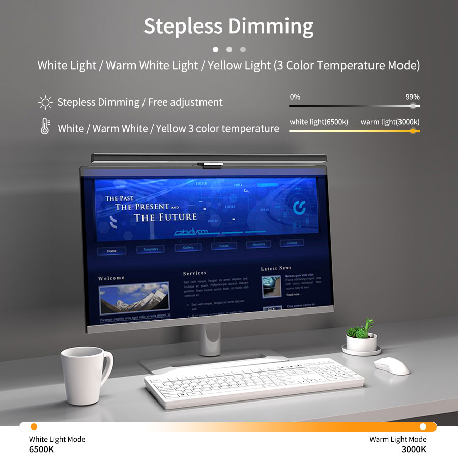 50cm LED 모니터 라이트 바 스크린 걸이형 램프  - Home Office Desk Ideas 리뷰 및 가격