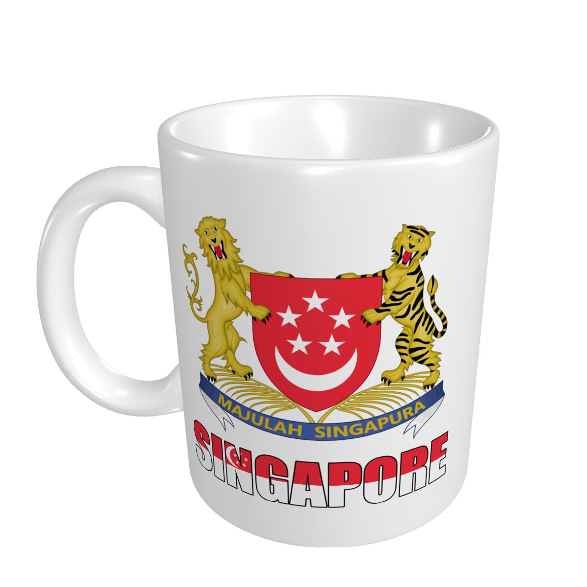 마크 컵 머그잔 싱가포르 편지 깃발 엠블럼 커피 머그잔 - Home Office Singapore 리뷰 및 가격