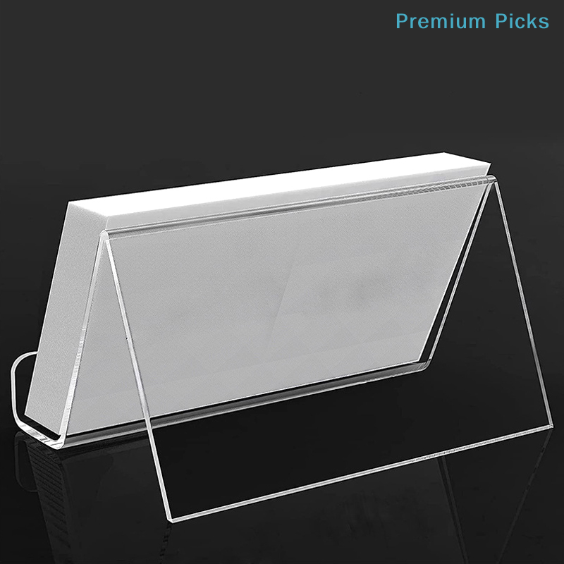 휴대용 투명 아크릴 데스크탑 명함 홀더 테이블 책상 선 - Home Office Desk Ideas 리뷰 및 가격