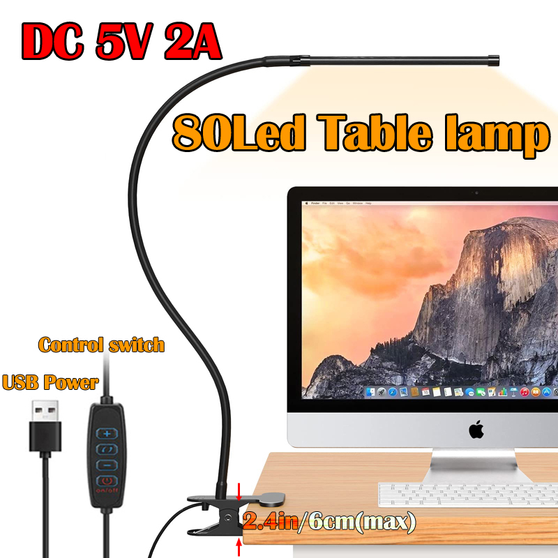 LED 책상 램프 침대 옆 침대 360 ° 접이식 클램 - Standing Desk Electric 리뷰 및 가격