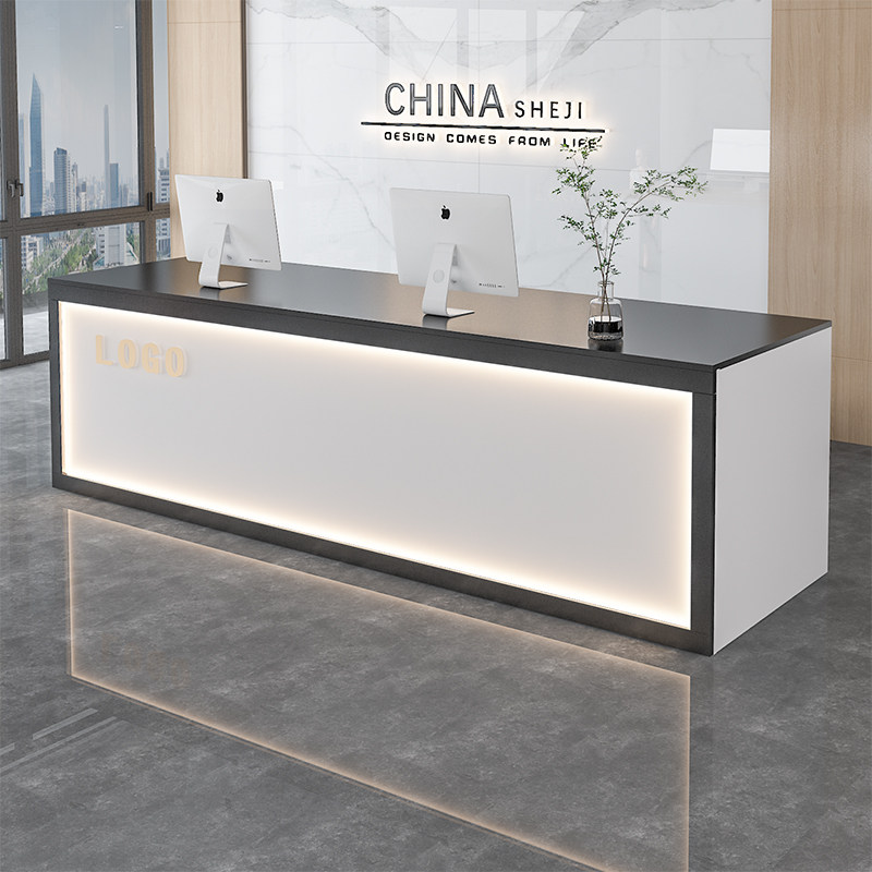 임원용 현대식 리셉션 데스크 회사 산업용 환영 디스플레 - Home Office Industrial Design 리뷰 및 가격
