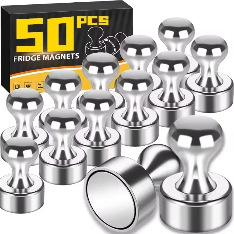1-50Pcs 금속 자석 핀 화이트보드 콘용 네오디뮴  - Whiteboard Magnetic 리뷰 및 가격