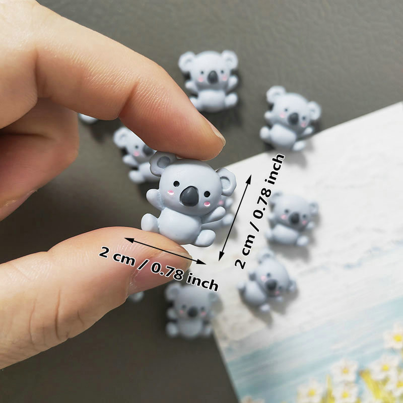 6pcs 귀여운 호주 코알라 수지 냉장고 자석 스티커  - Home Office Australia 리뷰 및 가격